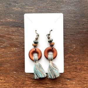 Wooden Bead Earrings